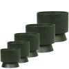 Ghiveci pentru flori RECYCLED, 15 cm, verde închis, Rosendahl