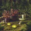 Ghiveci pentru flori RECYCLED, 15 cm, verde închis, Rosendahl