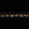 Pahare pentru whisky THE PEAKS, carafă pentru whisky, suporturi pentru pahare și tavă, set de 14 buc, Liiton
