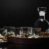 Pahare pentru whisky THE PEAKS, carafă pentru whisky, suporturi pentru pahare și tavă, set de 14 buc, Liiton