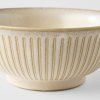 Bol Udon RIDGED ALABASTER, 18 cm, MIJ