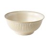 Bol Udon RIDGED ALABASTER, 18 cm, MIJ