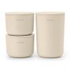Set organizatoare de baie RENEW 3 buc, bej deschis, Brabantia