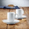 Ceașcă pentru espresso cu farfurioară BARISTA, set de 2 buc, alb, WMF
