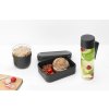 Set cutie, bol și sticlă de apă pentru prânz, MAKE & TAKE, gri închis, Brabantia