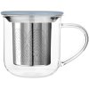 Pahar pentru ceai MINIMA EVA 400 ml, cu filtru și capac albastru, Viva Scandinavia