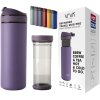 Cană de călătorie cu infuzor de ceai RECHARGE ANYTIME 460 ml, mov, Viva Scandinavia
