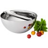 Bol pentru salată 25 cm, cu tacâmuri, argintiu, Philippi