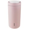 Cană termos TO GO CLICK 400 ml, roz mată, Stelton