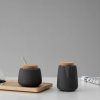 Set de frișcă și zahăr NICOLA, set de 2 buc, negru, Viva Scandinavia