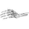 Figurină WUNDERKAMMER SKELETON HAND, 24 cm, argintiu, aluminiu, Seletti