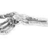 Figurină WUNDERKAMMER SKELETON HAND, 24 cm, argintiu, aluminiu, Seletti