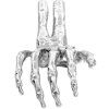 Figurină WUNDERKAMMER SKELETON HAND, 24 cm, argintiu, aluminiu, Seletti