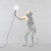 Lampă de masă MONKEY STANDING, 54 cm, alb, Seletti