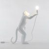 Lampă de masă MONKEY STANDING, 54 cm, alb, Seletti