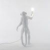 Lampă de masă MONKEY STANDING, 54 cm, alb, Seletti
