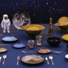 Bol pentru salată COSMIC DINER LUNAR, 34 cm, alamă, Seletti