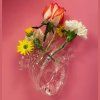 Vază LOVE IN BLOOM 25 cm, sticlă, Seletti
