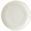 Farfurie pentru cină WHITE SPIRAL MIJ 29,5 cm, alb