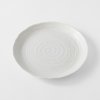 Farfurie pentru cină WHITE SPIRAL MIJ 24,5 cm, alb