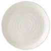 Farfurie pentru cină WHITE SPIRAL MIJ 24,5 cm, alb