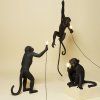 Lampă de masă STANDING MONKEY, 54 cm, negru, Seletti