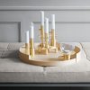 Suport de lumânare pentru cină #1 10,5 cm, auriu, alamă, Fritz Hansen