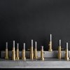 Suport de lumânare pentru cină #1 10,5 cm, auriu, alamă, Fritz Hansen