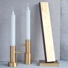 Suport de lumânare pentru cină #2, 13 cm, aur, alamă, Fritz Hansen