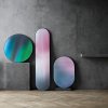 Oglindă de perete ROUND 76 cm, verde, Fritz Hansen