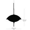 Lampa CLAM 44 cm, alb/alamă, Fritz Hansen