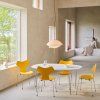 Lampa CLAM 44 cm, alb/alamă, Fritz Hansen