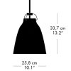Lampă CARAVAGGIO 34 cm, alb, Fritz Hansen