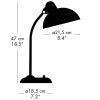 Lampă de masă KAISER IDELL 47 cm, neagră, Fritz Hansen
