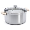 Oală ALCHIMY LOQY 24 cm, argintiu, din oțel inoxidabil, de Buyer