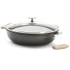Tigaie pentru saute CHOC EXTREME LOQY 28 cm, negru, aluminiu, de Buyer