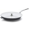 Capac tigaie universală 30-32 cm, din oțel inoxidabil, de Buyer