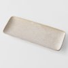 Platou de servit WHITE FADE 29,5 x 12 cm, bej, ceramică, MIJ