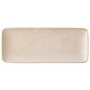 Platou de servit WHITE FADE 29,5 x 12 cm, bej, ceramică, MIJ