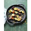 Tigaie grătar din fontă rotundă gri grafit O 30 cm Staub