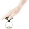 202587 4 lis na cesnek green tool 9 cm zelena nerezova ocel plast eva solo