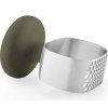 202587 6 lis na cesnek green tool 9 cm zelena nerezova ocel plast eva solo
