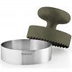 Presă pentru burgeri GREEN TOOL 9 cm, verde, oțel inoxidabil/plastic, Eva Trio