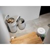Coș de gunoi alimentar CIRCULAR 22 l, gri deschis, plastic, Zona Danemarca