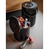 Coș de gunoi alimentar CIRCULAR 22 l, negru, plastic, Zona Danemarca