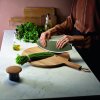 Cuțit pentru pizza și ierburi GREEN TOOL 37 cm, verde, oțel/plastic, Eva Trio