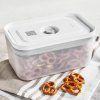 Recipiente pentru alimente în vid FRESH & SAVE, set de 3, alb, plastic, Zwilling