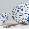 Set boluri cu bețișoare MANEKI CAT BLUE MIJ 400 ml 2 buc