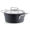 Capac pentru cratiță ADAMANT 20 cm, negru, aluminiu, Fissler