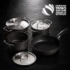 Set de vase pentru gătit ADAMANT, set de 2, negru, aluminiu, Fissler